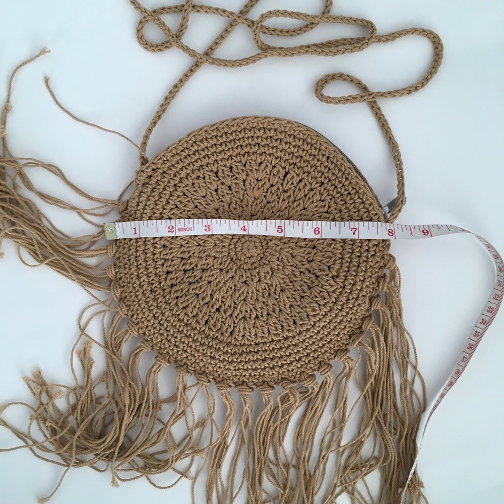 CIRCLE FRIDGES STRAW CROSSBODY BAG - Picture 4 of 6